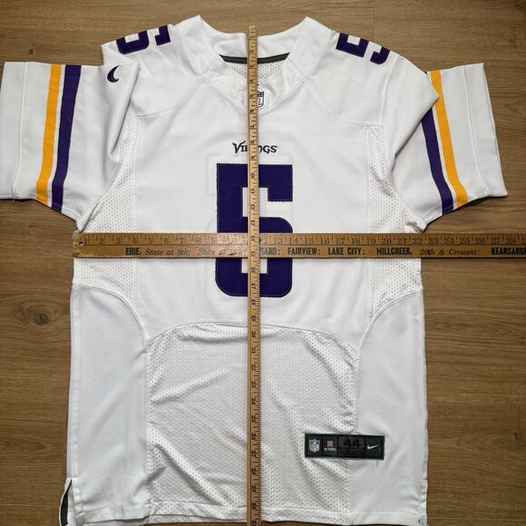 Nike Minnesota Vikings Teddy Bridgewater On Field Jersey Size 44 NFL #5 White - Picture 8 of 9
